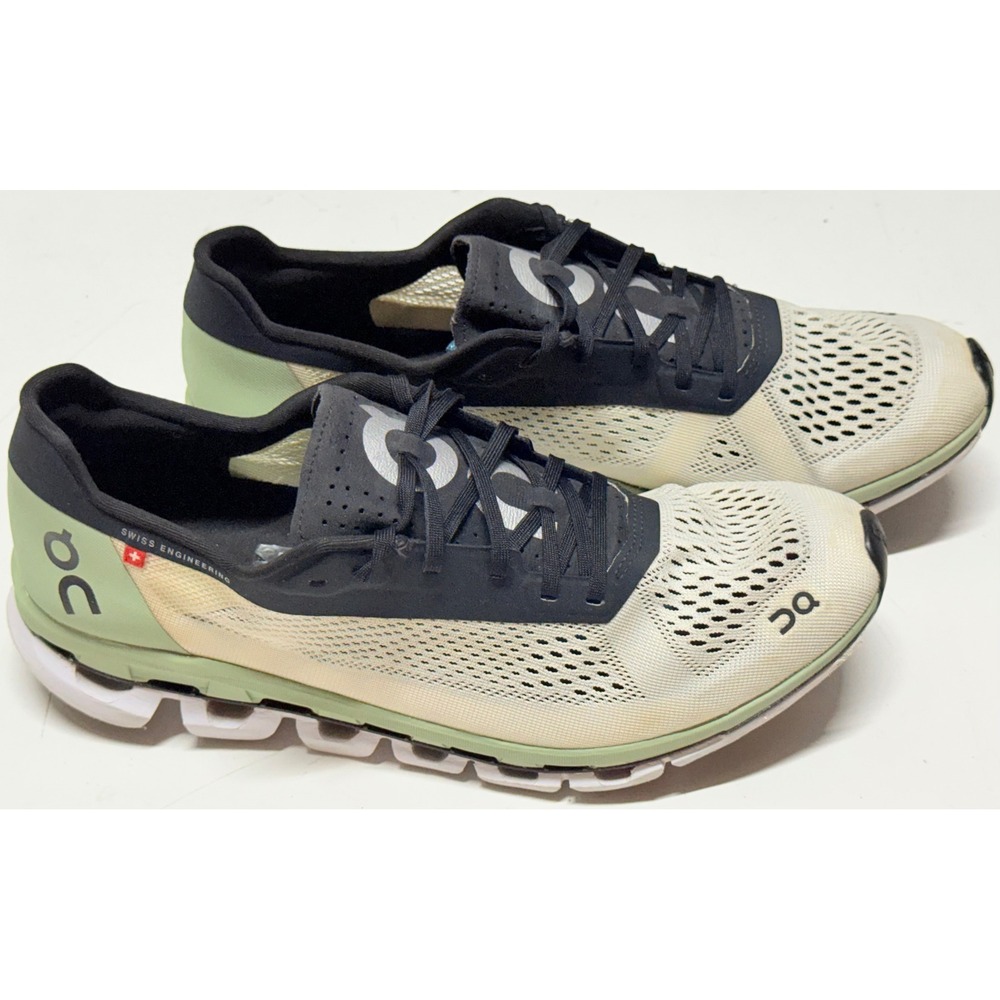 On Running Cloudflow Aloe White Helion Sneakers Womens 9.5 41‎ Running Shoes